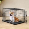 JIONJOY Heavy Duty Steel Dog Crate - Airline Approved Pet Kennel with Lock, Foldable Single Door Cage & Removable Tray for Dogs - 3 of 3