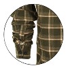 Gioberti Men's 100% Cotton Brushed Flannel Shirt - 3 of 4