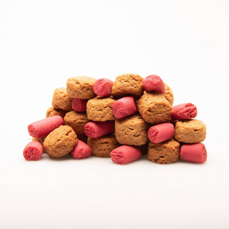 Three Dog Bakery PB&#38;J Bites Chewy with Peanut Butter and Strawberry Dog Treats -25oz, 4 of 6