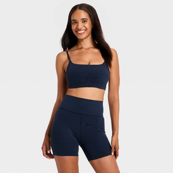 Shorts de Ciclismo de Algodón de Tiro Alto para Mujer 5" - All In Motion™ 3