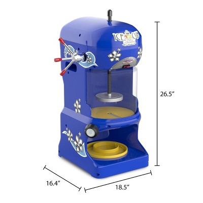 Great Northern Blue Stainless Steel Snow Cone Maker