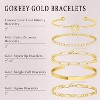 Gold Bracelets for Women Non Tarnish, 14K Gold Plated Chunky Cuff Bracelet Gold Bangles Bracelet for Women Trendy - 4 of 4