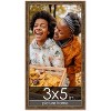 PosterPalooza | Photo Size Textured Gold Picture Frame - UV Acrylic, Foam Board Backing, Hanging Hardware - 2 of 4