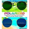 grinderPUNCH Aviator Sunglasses for Women Men, UV400 Protection Lens and Lightweight Metal Black - 4 of 4