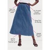 Jessica London Women's Plus Size Stretch Denim Jegging Skirt - 3 of 4