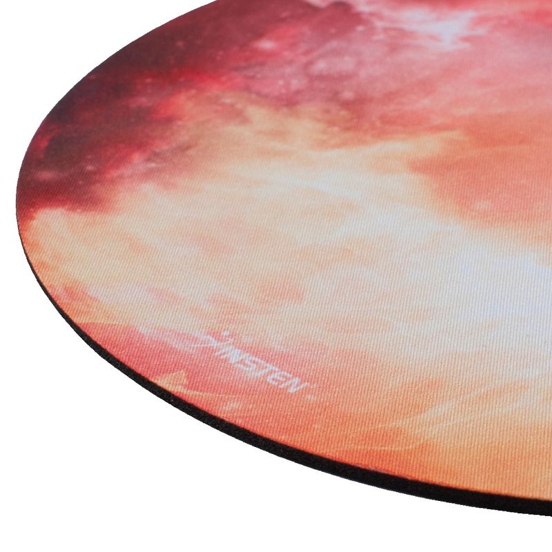 Insten Round Mouse Pad Galaxy Space Planet Design, Non Slip Rubber Base, Smooth Surface Mat, For Home Office Gaming (7.9" x 7.9"), 4 of 10