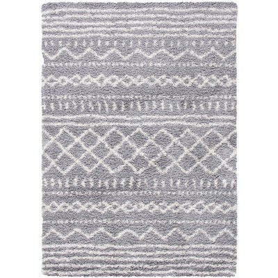 Arizona Shag ASG741 Power Loomed Indoor Rug -Safavieh