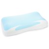 Cheer Collection Cooling Gel Memory Foam Pillow with Washable Cover - White - 3 of 4