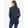 Woman Within Women's Plus Size Knit Blazer - 3 of 4