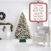 Casafield 22-Inch Water Hyacinth Christmas Tree Collar, Woven Tree Square Base Cover with Cord Cut Out, White - 2 of 4