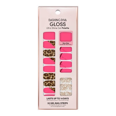 Dashing Diva Gloss Ultra Shine Gel Palette Nail Art - Wild Romance - 32pc
