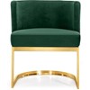 Gianna 19.5"H Velvet Dining Chair in Green-Meridian Furniture - 3 of 4