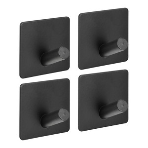 Unique Bargains 304 Stainless Steel Waterproof Bathroom Kitchen Self Adhesive Hooks and Hangers - 1 of 4