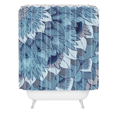 RosebudStudio Control Shower Curtain Blue - Deny Designs