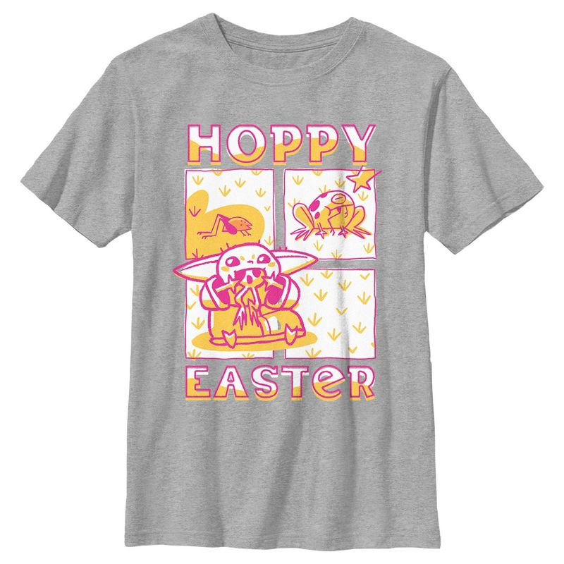 Boy's Star Wars: The Mandalorian Grogu Hoppy Easter T-Shirt, 1 of 6