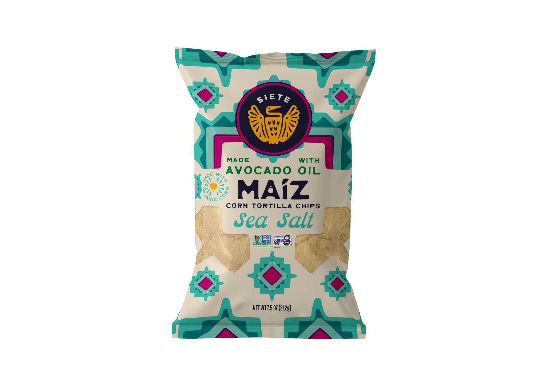 Siete Maiz Sea Salt Corn Tortilla Chips - 7.5oz