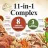 Mushroom Supplement Powder 11-1 Complex Powder Organic Lions Mane, Reishi, Cordyceps, Chaga, Turkey Tail, Maitake, 60 Servings By Nature's Nutrition - 3 of 4