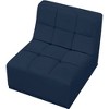 Meridian Furniture,Relax Velvet Armless Chair - 3 of 4