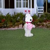 Peanuts Airblown Inflatable Valentine Snoopy, 3.5 ft Tall, Pink - 2 of 4