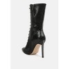 Knocturn Croc Textured Over The Ankle Boots - 2 of 4