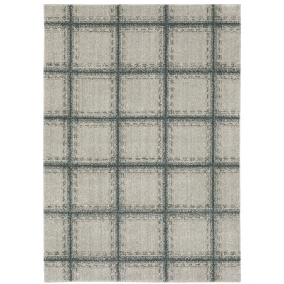 Oriental Weavers Alton 092E9 Grey/ Teal Indoor Area Rug - 7'10" x 10'10"