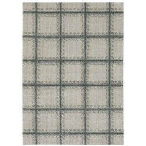Oriental Weavers Alton 092E9 Grey/ Teal Indoor Area Rug - 5'3" x 7'6" - 1 of 4