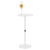 Clear Acrylic Round Drink Table | Compact for Small Spaces - 2 of 4