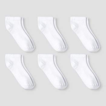 Toddler 6pk Animal Print Low Cut Socks With Grippers - Cat & Jack