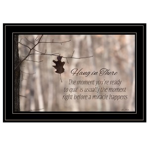 "Hang in There! " by Lori Deiter, Ready to Hang Framed Print, Black Frame - 1 of 1