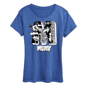 Women's - Disney - Mickey Mouse Short Sleeve Graphic T-Shirt - 1 of 4