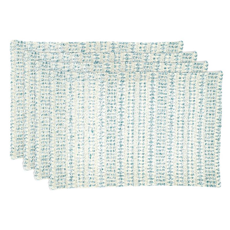 Saro Lifestyle Line Design Woven Placemats (Set of 4), 3 of 7