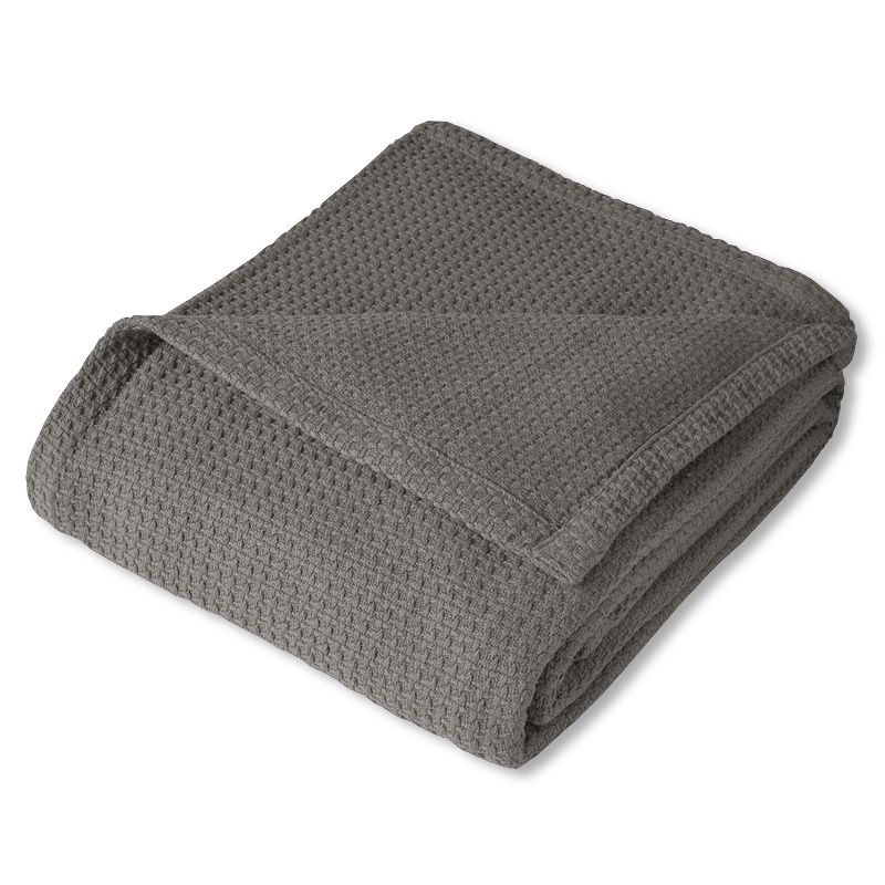 100% Cotton Blanket, Grand Luxury Breathable Houndstooth Woven Design by Sweet Home Collection™, 1 of 4