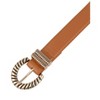INSPIRE CHIC Women Gold Buckle Vintage 1.1" Width Classic Faux Leather Waist Belts 1Pc - 2 of 4