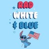 Men's Lilo & Stitch Rad White and Blue T-Shirt - 2 of 4