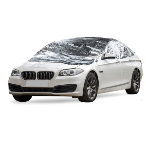 Unique Bargains Front Half Car Cover Aluminum Film - 1 of 4