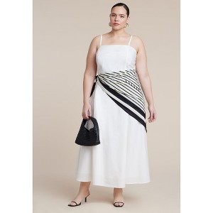ELOQUII Scarf Detail Midi Dress : Target