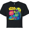 Women's - Star Wars - Boba Fett Bounty Hunter Cropped Graphic T-Shirt - 2 of 4