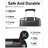 LUGGEX Luggage with Spinner Wheels,Expandable PC Hard Shell Checked Suitcase with Front Opening,Lightweight - 4 of 4