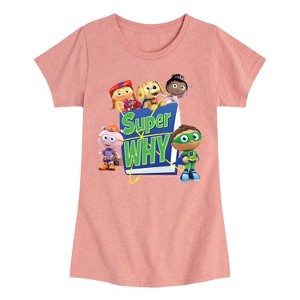 Girls' - Super Why - Whyatt And Friends Fitted Short Sleeve Graphic T-Shirt - 1 of 3