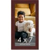 PosterPalooza | Photo Size Minimalist Brown Picture Frame - UV Acrylic, Foam Board Backing, Hanging Hardware - 2 of 4