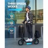MASTGOAL Folding Electric Scooter for Adults, 12" Solid Tires Commute E Scooter with Basket, 550W Powerful Motor,Up to 20 Miles, UL Certified - Black - 2 of 4