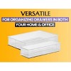 YBM Home White Mesh Drawer and Desk Organizer Tray, Pack of 12 - 3 of 4