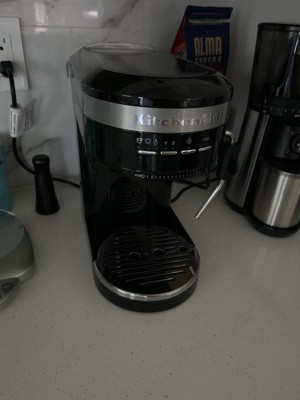 KitchenAid 47 Oz Semi-Automatic Espresso Machine in Brushed
