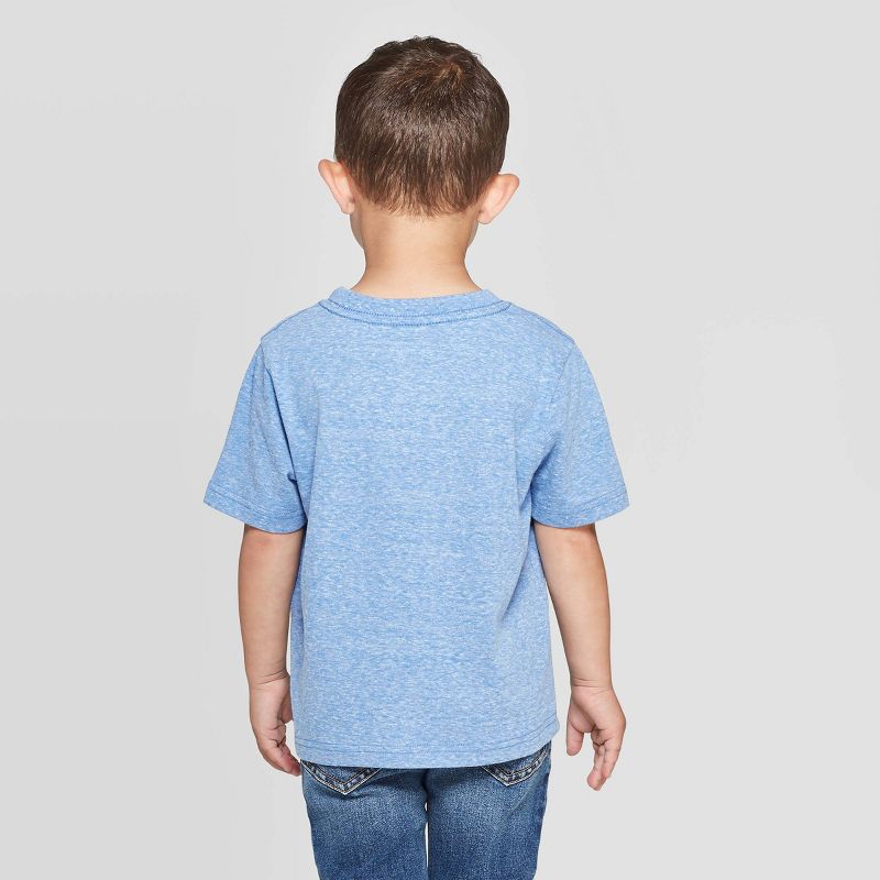 Toddler Boys' Disney Spider-Man Short Sleeve T-Shirt - Heather Blue, 2 of 10
