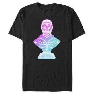 Men's Fortnite Skull Trooper All Hail Glow T-Shirt - 1 of 4