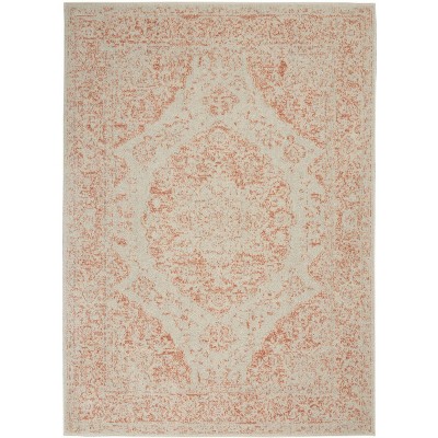 Nourison Tranquil Vintage Persian Center Medallion Area Rug