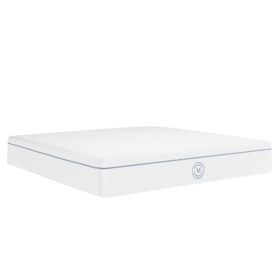 King 12" White Innerspring Gel Memory Foam Adjustable Bed