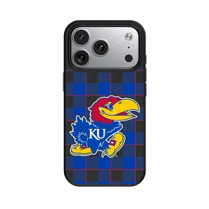 NCAA Big 12 Universities Plaid MagSafe Compatible Cell Phone Case for Apple iPhone 17 Series - 1 of 4