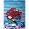 Attop Artificial Flowers, 50 Pcs Dark Red Foam Fake Roses Bulk with Stems for Decoration Celebration DIY - 4 of 4