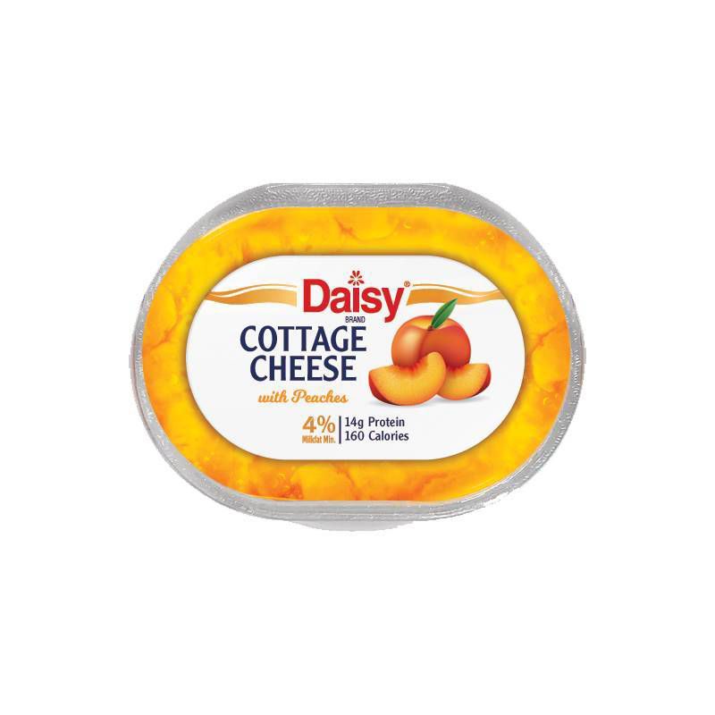 Daisy Cottage Cheese with Peaches - 6oz, 4 of 7